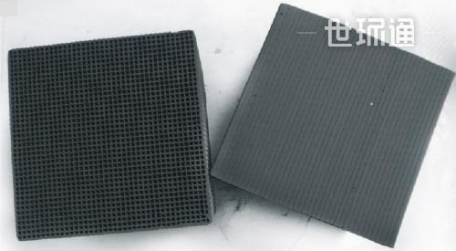 廢氣處理環保設備用方形活性炭塊蜂窩活性炭磚